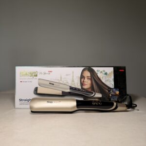 hair straightener silver + hair serum